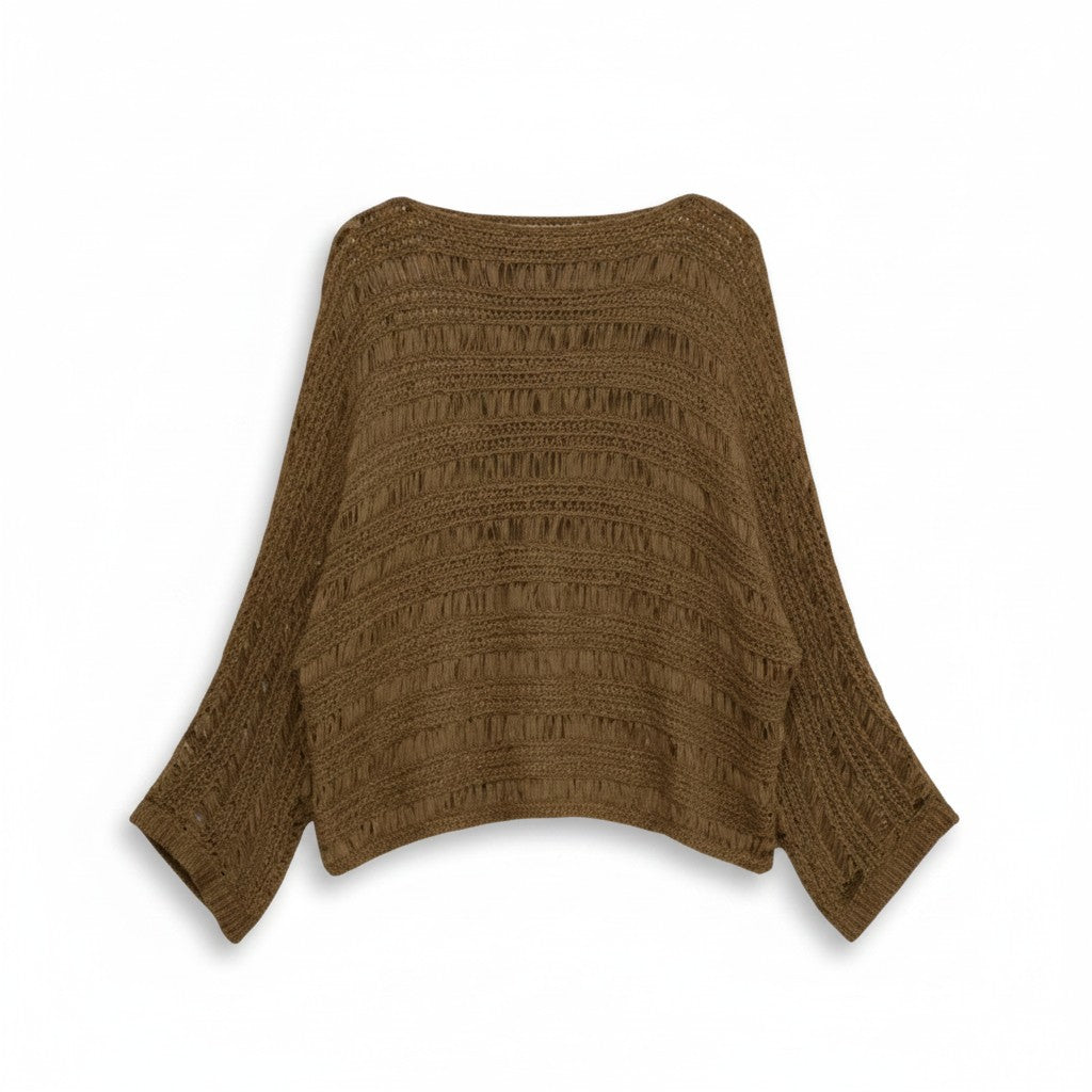 Suéter Tejido Oversize Oliva