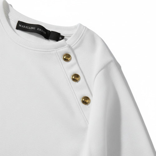 Camisa Gofre Vintage Blanca