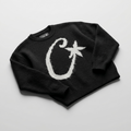 Sweater Knit Negro Shooting Star