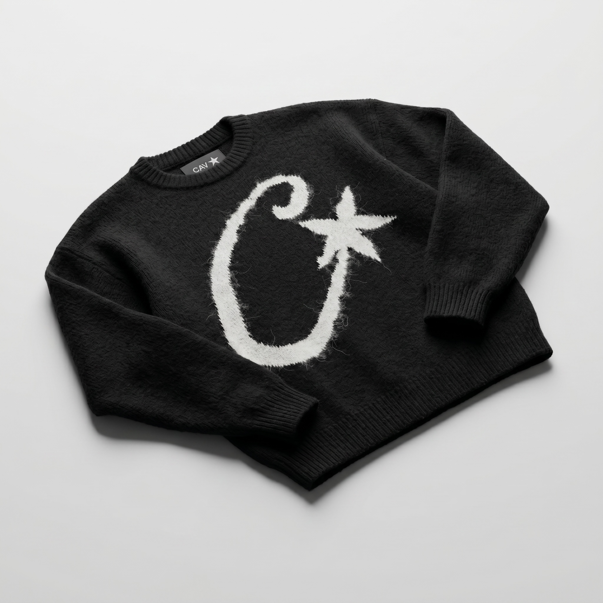 Sweater Knit Negro Shooting Star