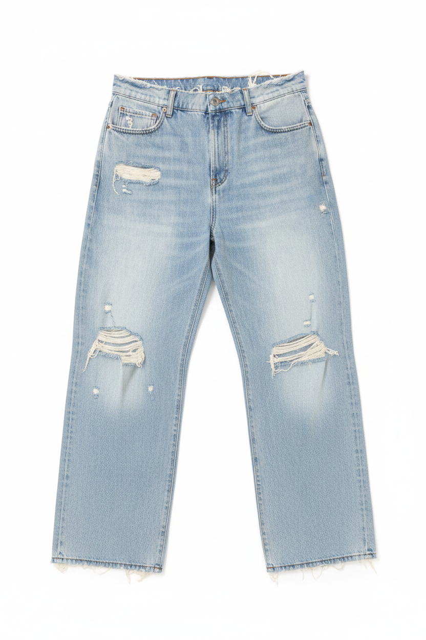 Ripped Jeans Flat Lay - Alta calidad