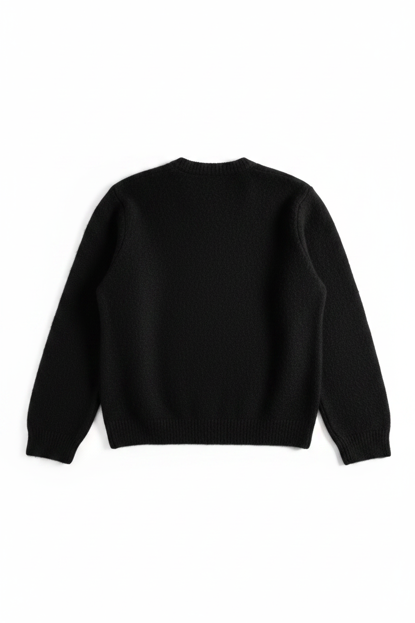 Sweater negro - Parte trasera limpia